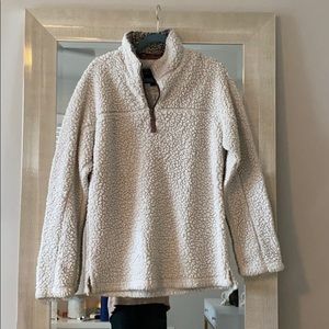 True Grit Ivory Sherpa Pullover